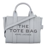 Wolf Grijs Leren Mini Tote Handtas Marc Jacobs , Gray , Dames