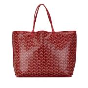 Pre-owned Fabric totes Goyard Vintage , Red , Dames