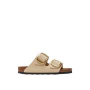 Arizona Big Buckle Birkenstock , Beige , Dames