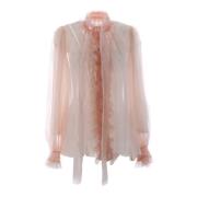 Dames Ruffles Blouse Dolce & Gabbana , Pink , Dames