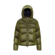 Groene Moss Chintz Jas K-Way , Green , Dames