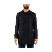 Heren Trenchcoat Tagliatore , Blue , Heren