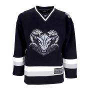 Hockey Crewneck Sweatshirt Zwart/Grijs Dolly Noire , Black , Heren