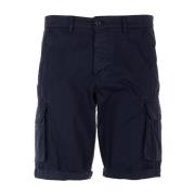 Blauwe Cargo Bermuda Shorts 40Weft , Blue , Heren