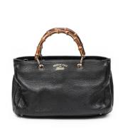 Pre-owned Leather handbags Gucci Vintage , Black , Dames