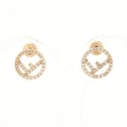 Pre-owned Yellow Gold earrings Fendi Vintage , Yellow , Dames