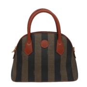 Pre-owned Canvas handbags Fendi Vintage , Brown , Dames