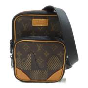 Pre-owned Canvas louis-vuitton-bags Louis Vuitton Vintage , Brown , Da...