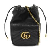 Pre-owned Leather gucci-bags Gucci Vintage , Black , Dames