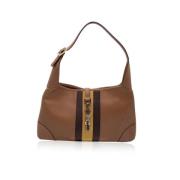 Pre-owned Leather gucci-bags Gucci Vintage , Beige , Dames