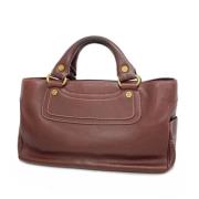 Pre-owned Leather handbags Celine Vintage , Brown , Dames