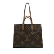 Pre-owned Canvas louis-vuitton-bags Louis Vuitton Vintage , Brown , Da...