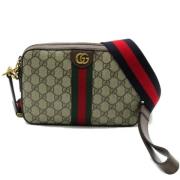 Pre-owned Canvas gucci-bags Gucci Vintage , Beige , Dames