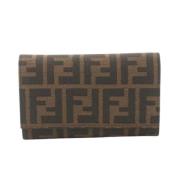 Pre-owned Canvas wallets Fendi Vintage , Brown , Dames