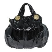 Pre-owned Leather handbags Gucci Vintage , Black , Dames