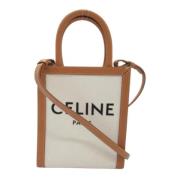 Pre-owned Leather celine-bags Celine Vintage , Beige , Dames