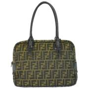 Pre-owned Canvas totes Fendi Vintage , Brown , Dames