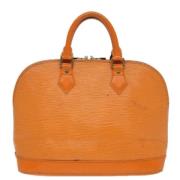 Pre-owned Leather louis-vuitton-bags Louis Vuitton Vintage , Orange , ...