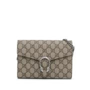 Pre-owned Fabric crossbody-bags Gucci Vintage , Beige , Dames