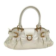 Pre-owned Leather handbags Salvatore Ferragamo Pre-owned , Yellow , Da...