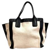 Pre-owned Leather totes Chloé Pre-owned , Beige , Dames