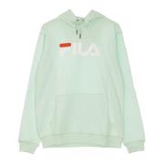 Dusty Aqua Kangaroo Hoodie Lange Mouw Fila , Blue , Heren