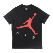 Air Hybrid Crew Heren T-shirt Zwart/Rood Jordan , Black , Heren