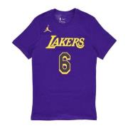 LeBron James Lakers Tee Jordan , Purple , Heren