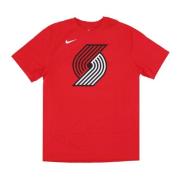 Portland Trail Blazers Logo T-shirt Nike , Red , Heren