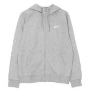 Sportieve Hoodie met Rits Nike , Gray , Heren