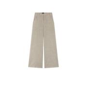 Hoge Taille Utility Broek Pinko , Gray , Dames