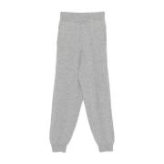 Grijze Wol-Kasjmiermix Gebreide Broek Pinko , Gray , Dames