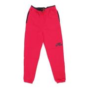 Mystic Hibiscus Zwarte Fleece Broek Jordan , Pink , Heren