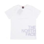 Logo Tee Gardenia White Periwinkle The North Face , White , Dames