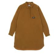 Overshirt jurk met tarwe laars Timberland , Brown , Dames