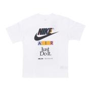 Wit Heren Tee Korte Mouw Nike , White , Heren