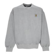 Crewneck Sweatshirt Vista Sweat Mirror Carhartt Wip , Gray , Heren