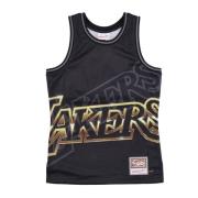 NBA Big Face Tank Top Mitchell & Ness , Black , Heren