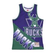 Milwaukee Bucks Basketball Tank Top Mitchell & Ness , Multicolor , Her...