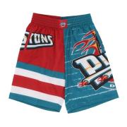 Detroit Pistons Basketbalshorts Mitchell & Ness , Multicolor , Heren