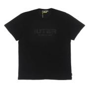 Zwart 2002 Est Tee Korte Mouw Iuter , Black , Heren