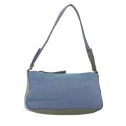 Pre-owned Canvas prada-bags Prada Vintage , Blue , Dames