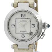 Pre-owned Stainless Steel watches Cartier Vintage , Beige , Dames