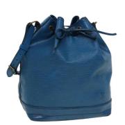 Pre-owned Leather louis-vuitton-bags Louis Vuitton Vintage , Blue , Da...