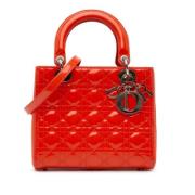 Pre-owned Leather dior-bags Dior Vintage , Red , Dames