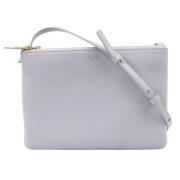 Pre-owned Leather celine-bags Celine Vintage , Gray , Dames