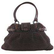 Pre-owned Wool shoulder-bags Salvatore Ferragamo Pre-owned , Brown , D...