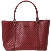 Pre-owned Leather gucci-bags Gucci Vintage , Red , Dames