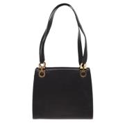 Pre-owned Leather shoulder-bags Salvatore Ferragamo Pre-owned , Black ...