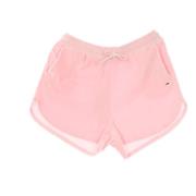 Romantische Roze Velours Elastische Shorts Tommy Hilfiger , Pink , Dam...